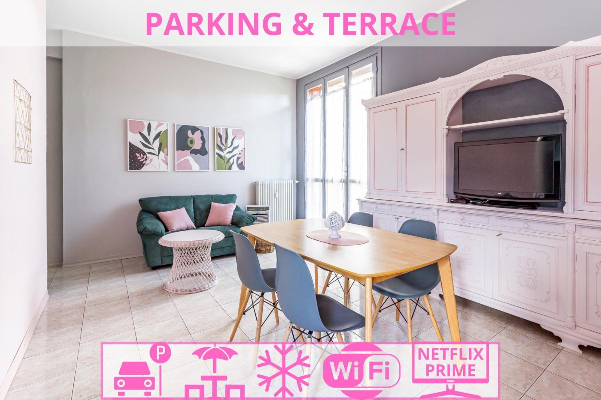 Parking & Terrace - Large 90 Mq - Self Check-In & Remote Access Apartamento Como Exterior foto